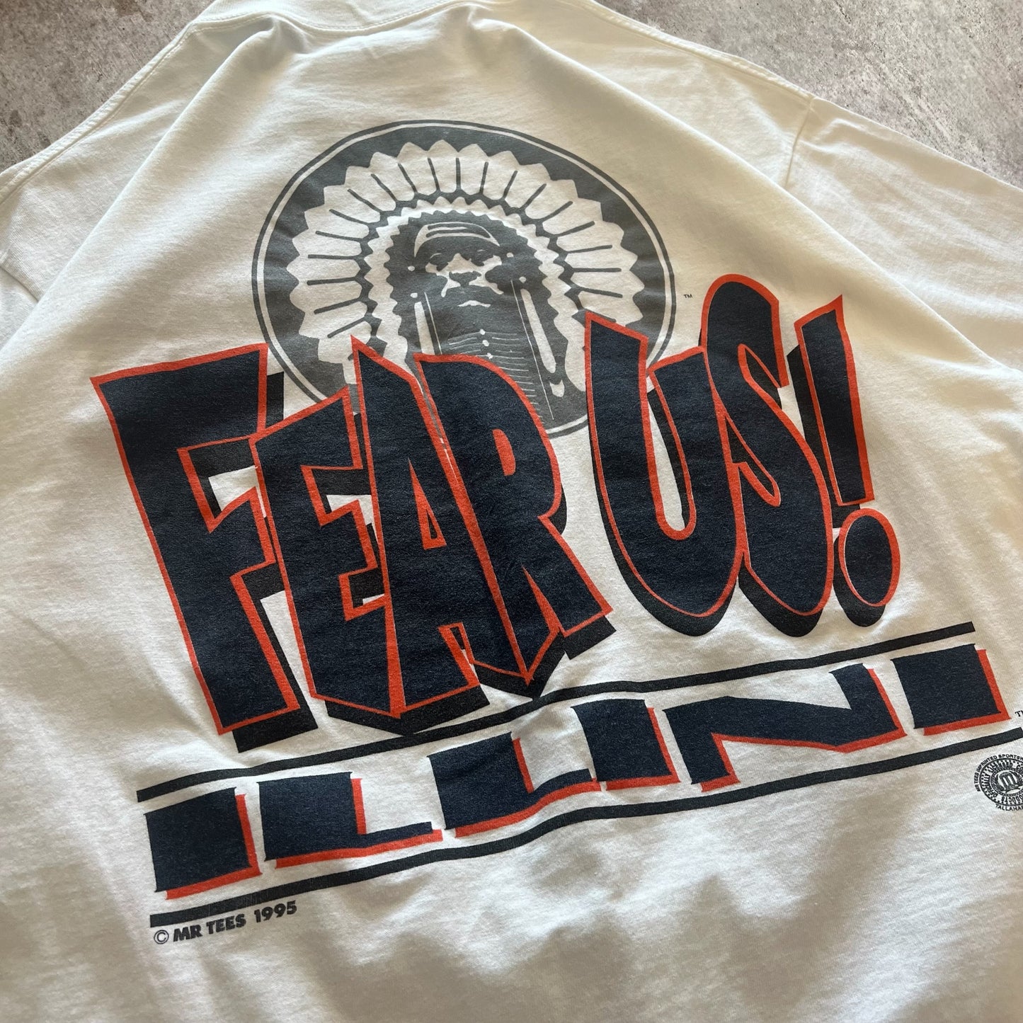 (XL) 1995 ‘Fear Us’ University of Illinois Tshirt