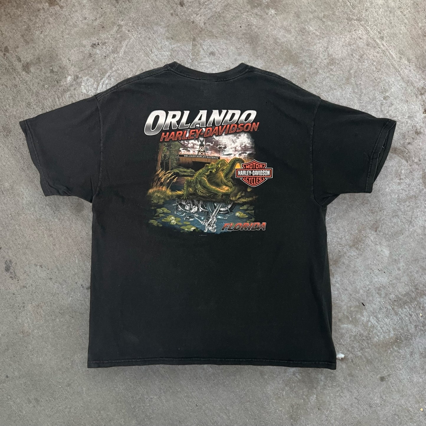 (XXL) Y2K Harley Davidson Florida Tshirt