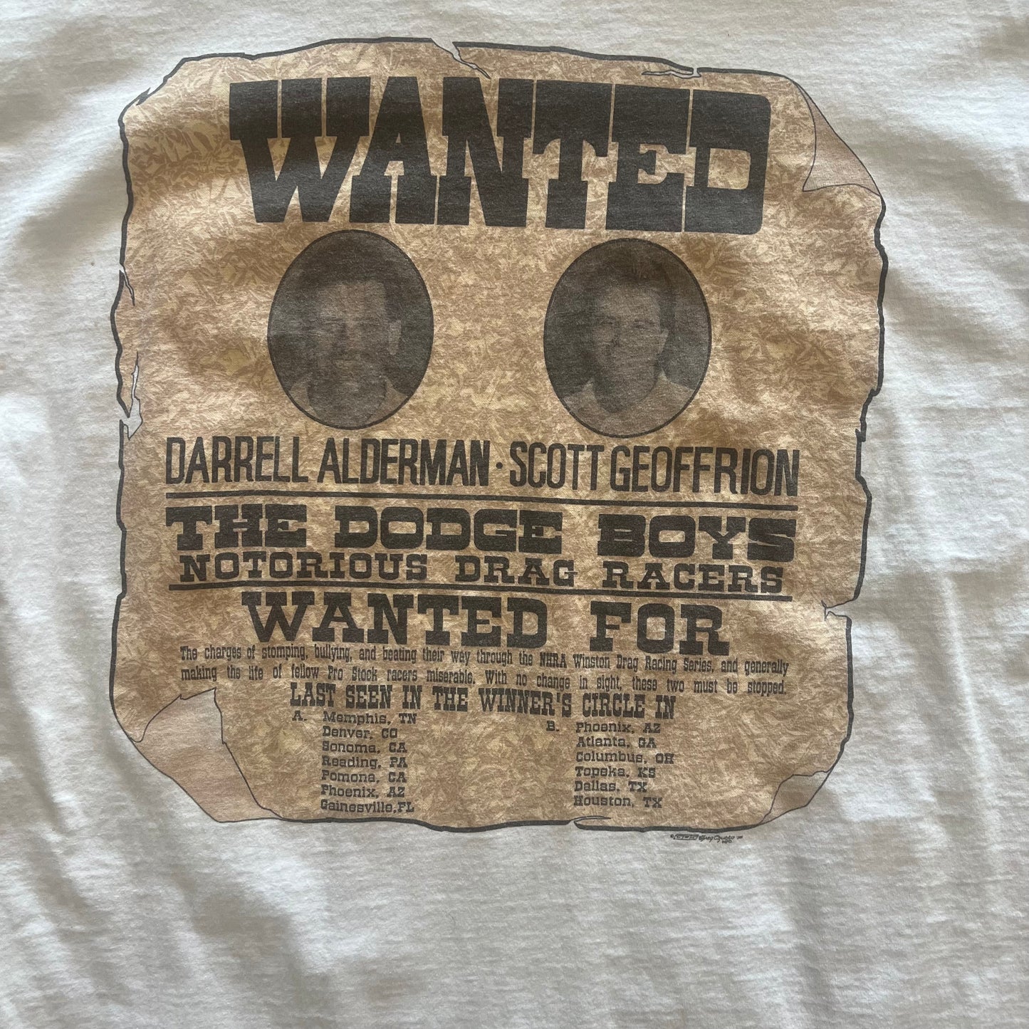 (XXL) 90s ‘Dodge City’ Racing Tshirt