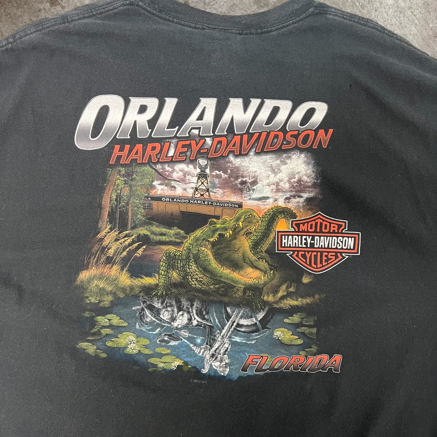 (XXL) Y2K Harley Davidson Florida Tshirt