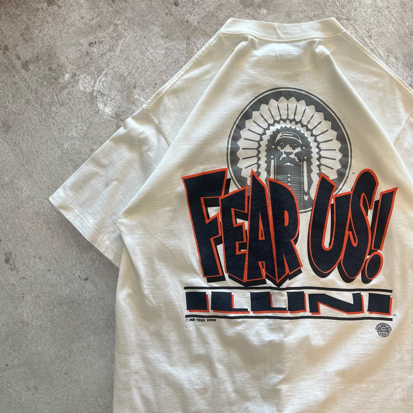 (XL) 1995 ‘Fear Us’ University of Illinois Tshirt