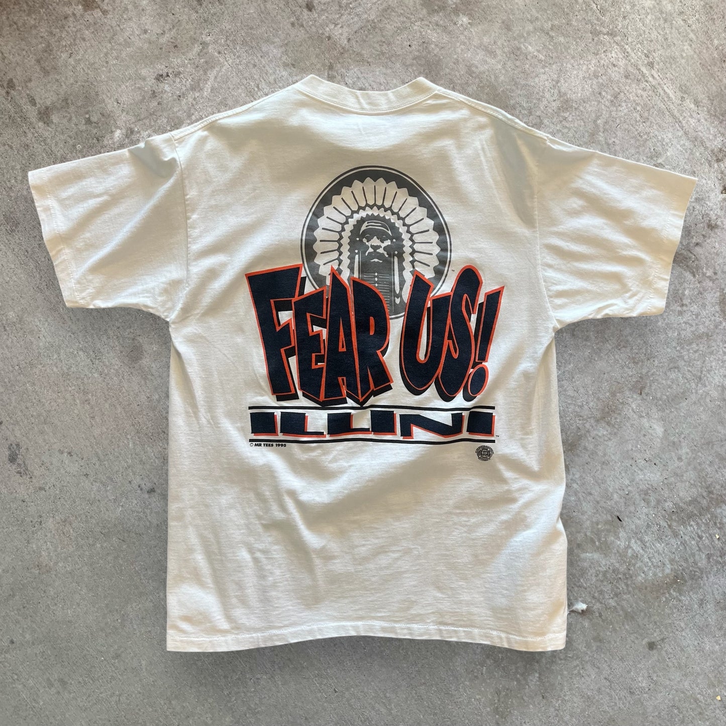 (XL) 1995 ‘Fear Us’ University of Illinois Tshirt