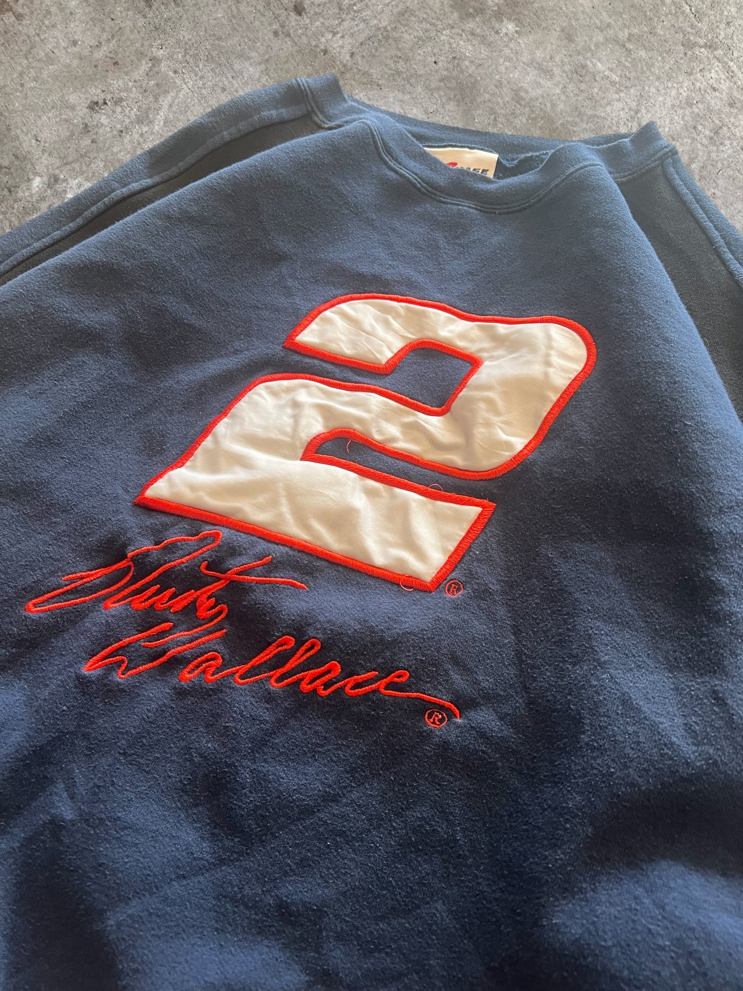 (L) 90s Rusty Wallace Nascar Crewneck