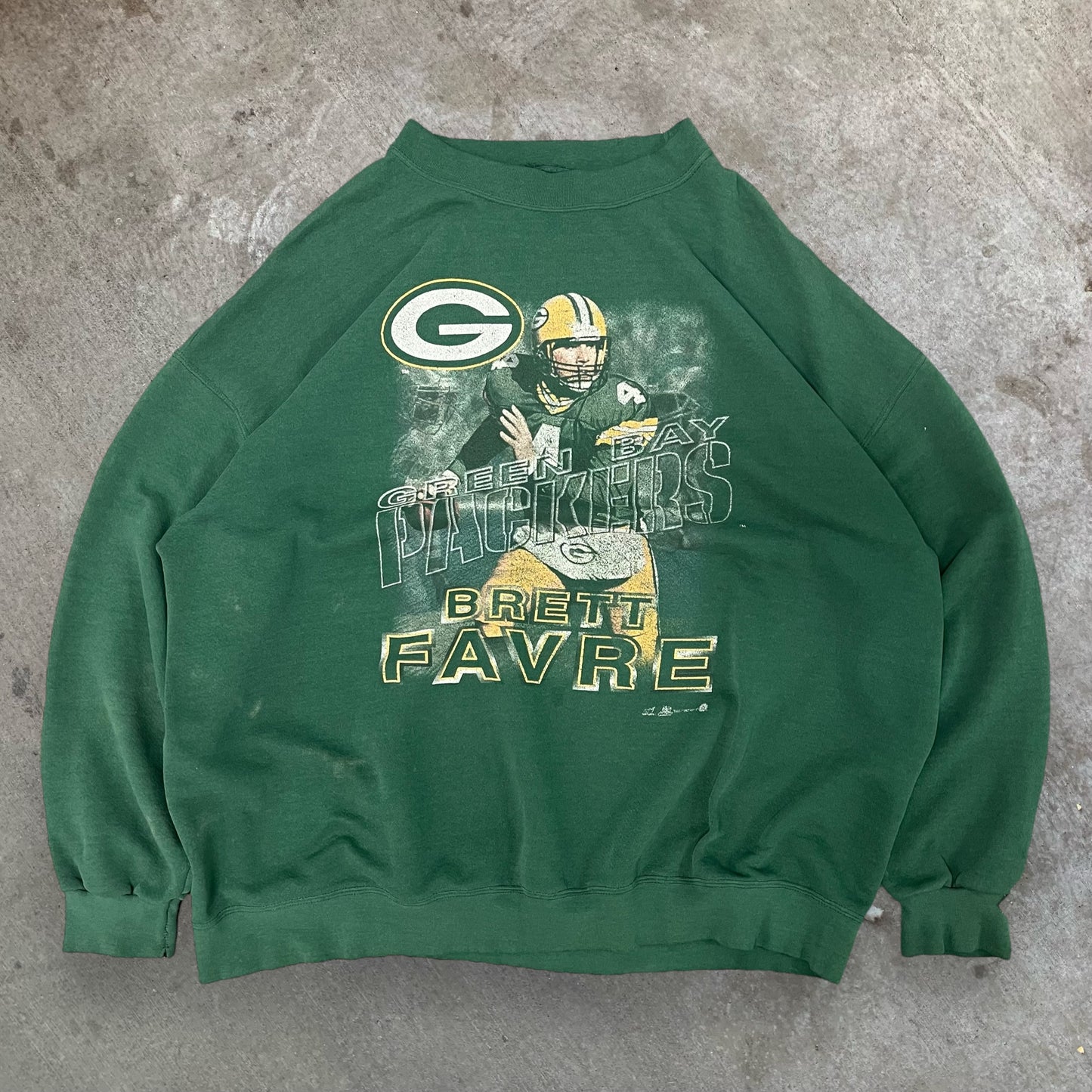 (XXXL) 90s Brett Favre Packers Crewneck