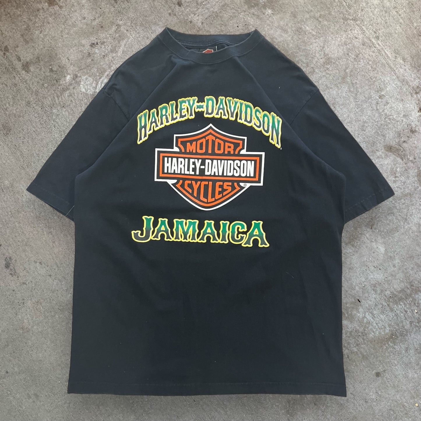 (XL) Y2K Harley Davidson Jamaica Tshirt