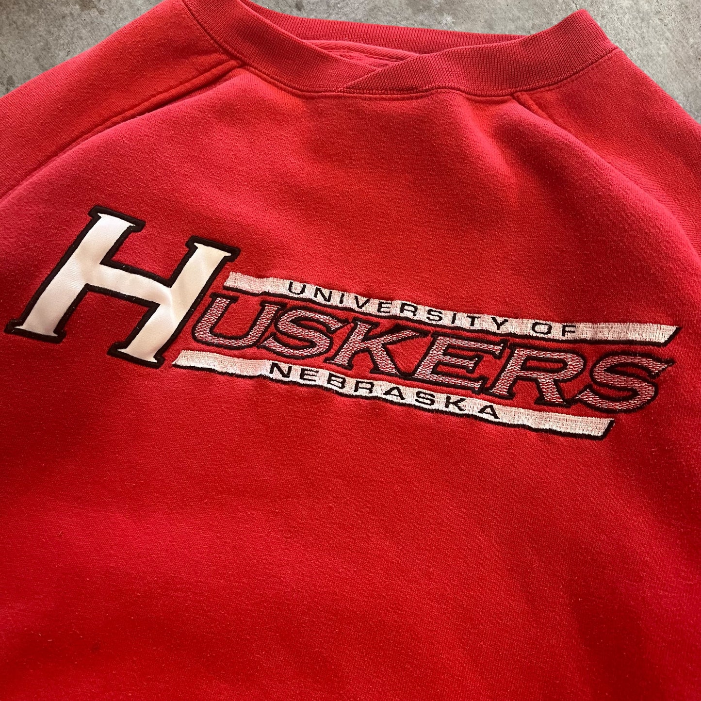 (L) 90s Nebraska Huskers Crewneck