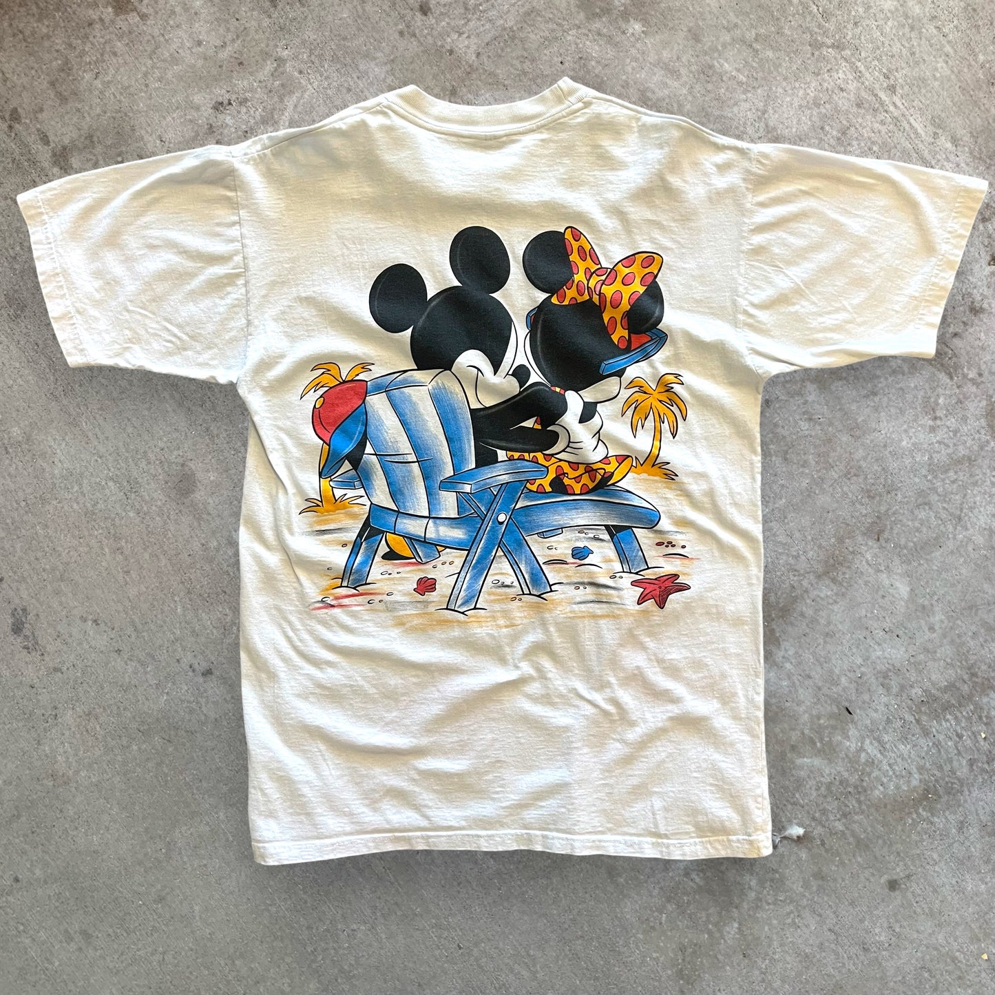 (L) 90s Mickey & Minnie Mouse Tshirt