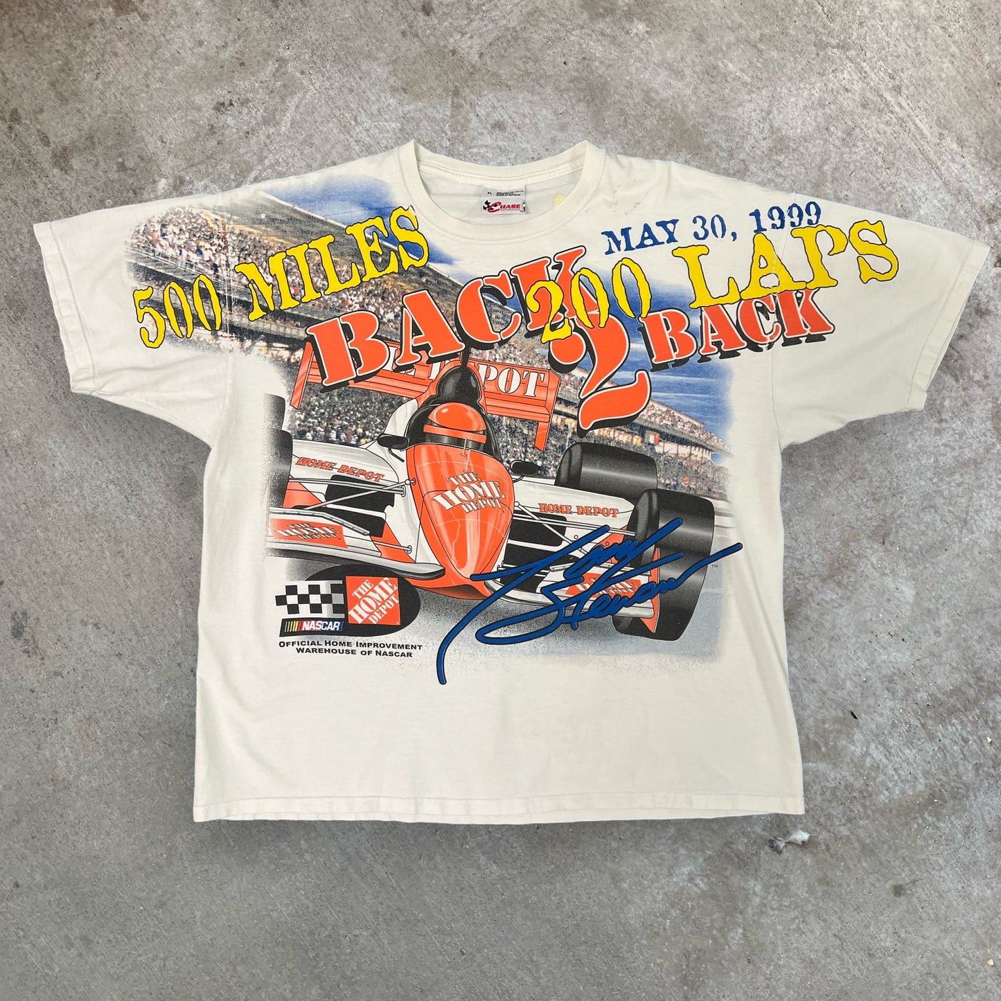 (XL) Tony Stewart ‘Back 2 Back’ AOP Tshirt