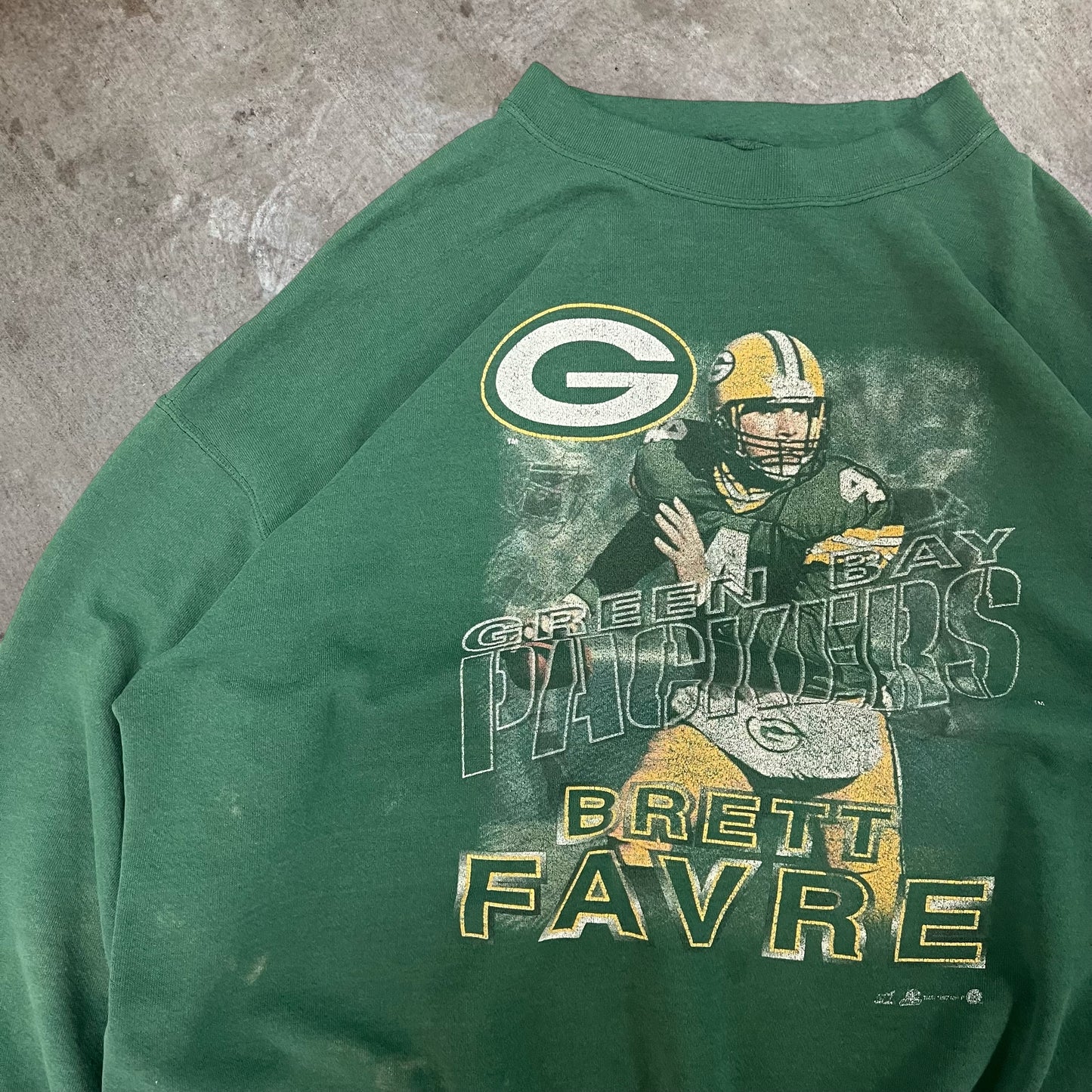 (XXXL) 90s Brett Favre Packers Crewneck