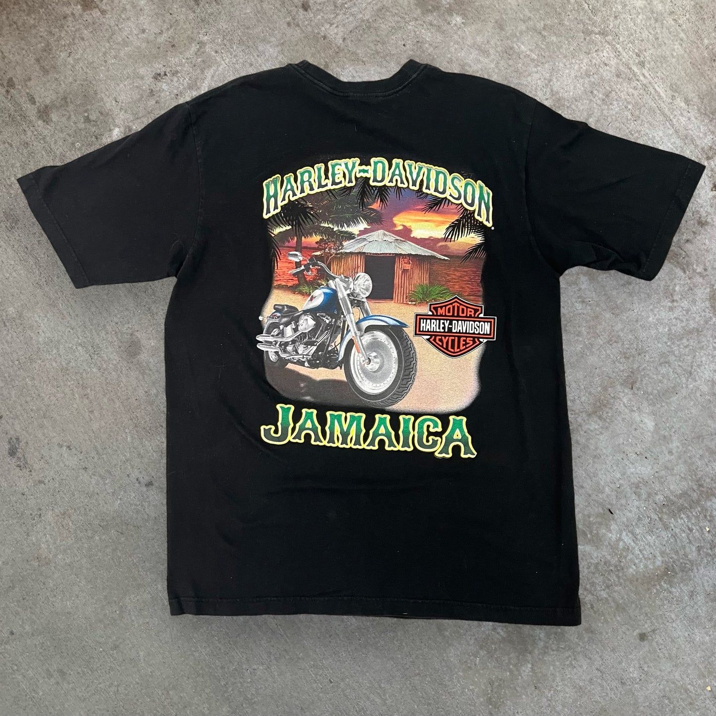 (XL) Y2K Harley Davidson Jamaica Tshirt