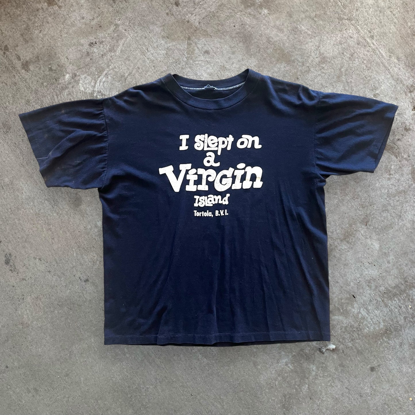 (L) 80s Virgin Islands Comedy T-shirt