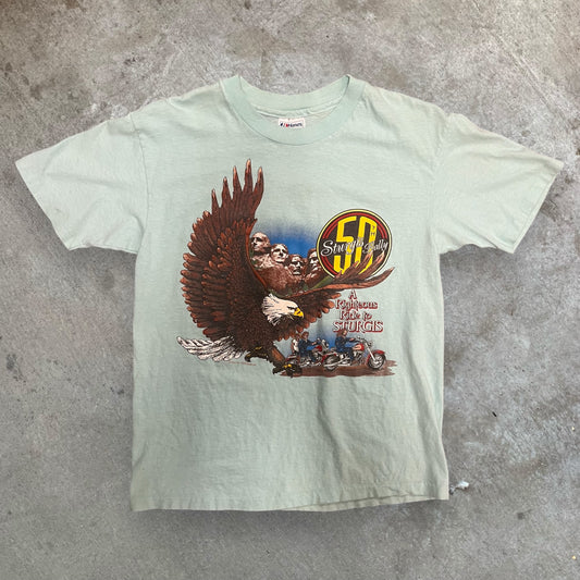 (L) 1988 Sturgis Biker Rally Tshirt