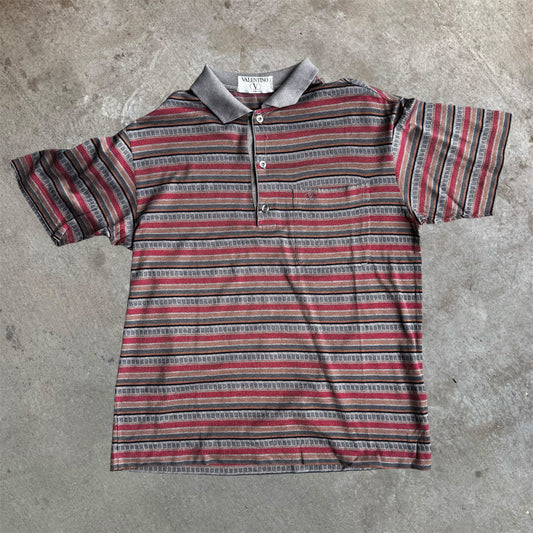 80s Valentino Chemises Button Up Short Sleeve Shirt
