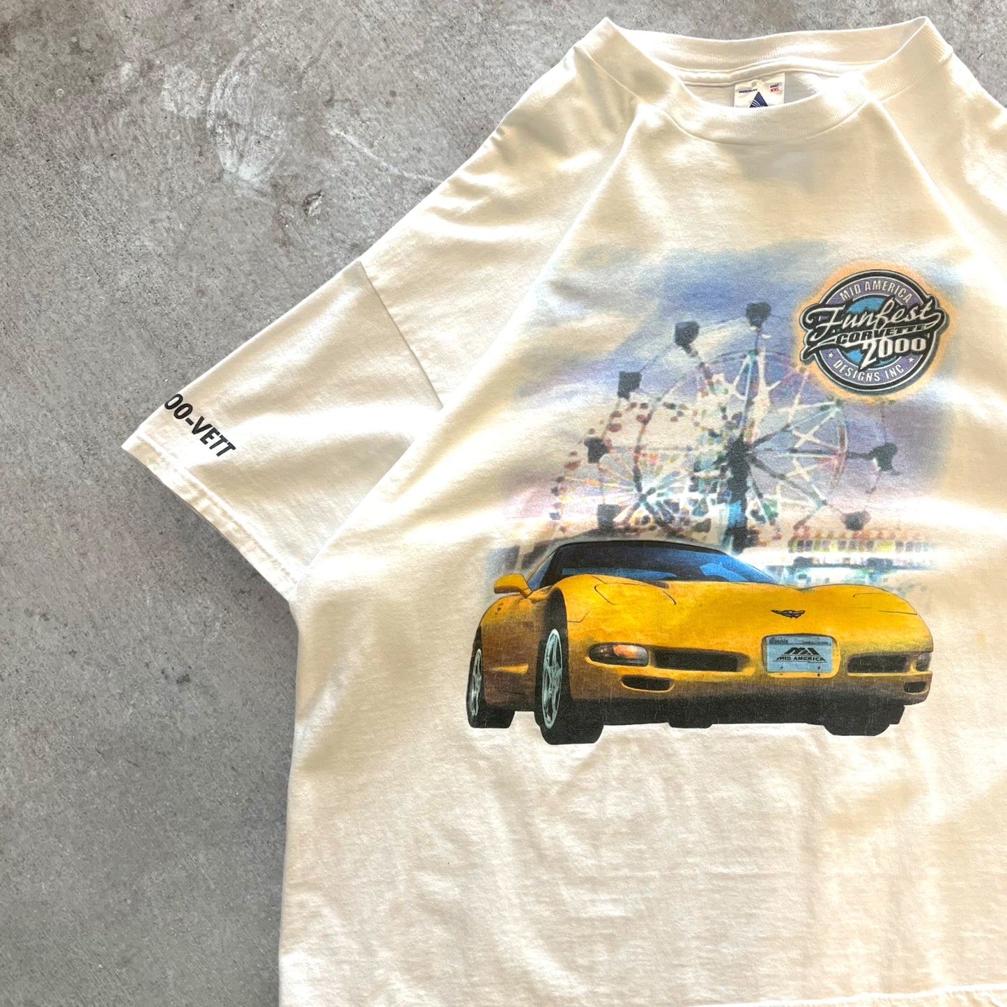 (XXL) 2000 Corvette Funfest Car Tshirt