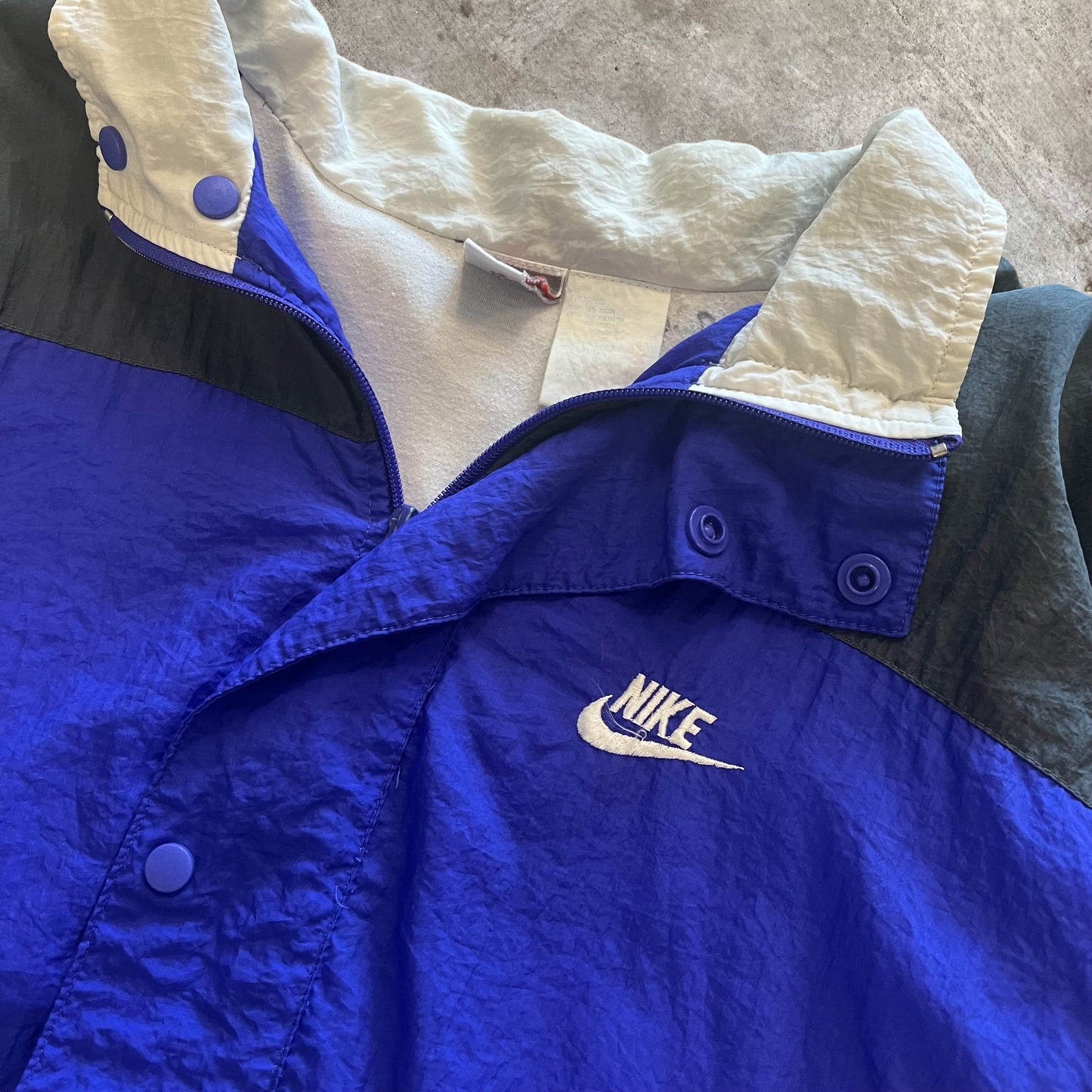 (XL) 90s Fleece Lined Lightweight Nike Jacket