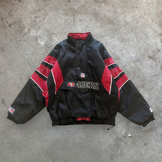 (XL) 90s San Francisco 49ers Starter Puffer Jacket