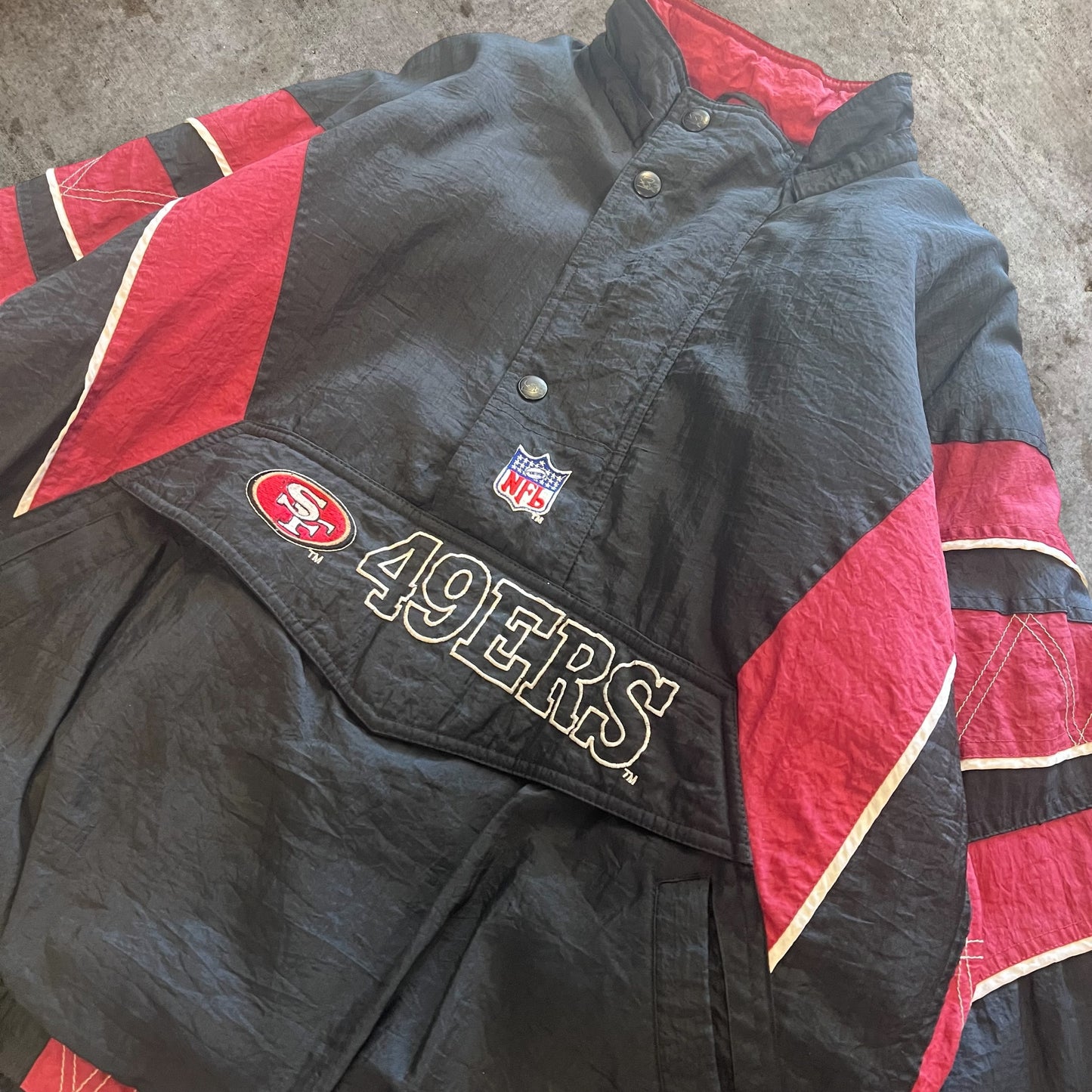 (XL) 90s San Francisco 49ers Starter Puffer Jacket