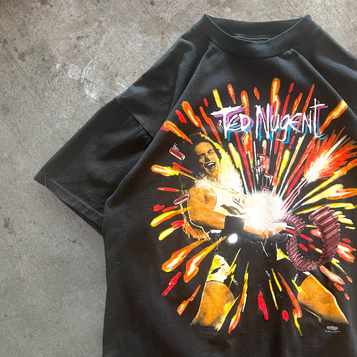 (L) 1995 Ted Nugent Tour Tshirt