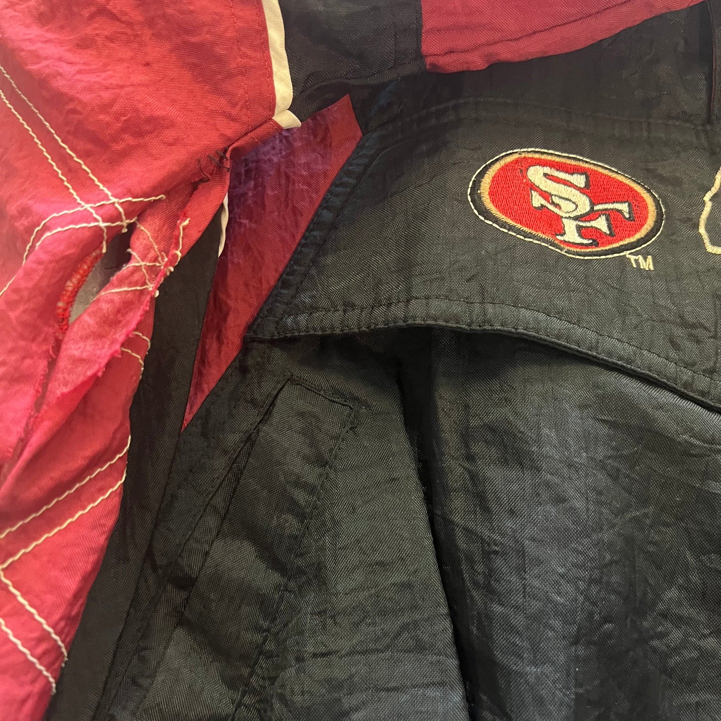 (XL) 90s San Francisco 49ers Starter Puffer Jacket