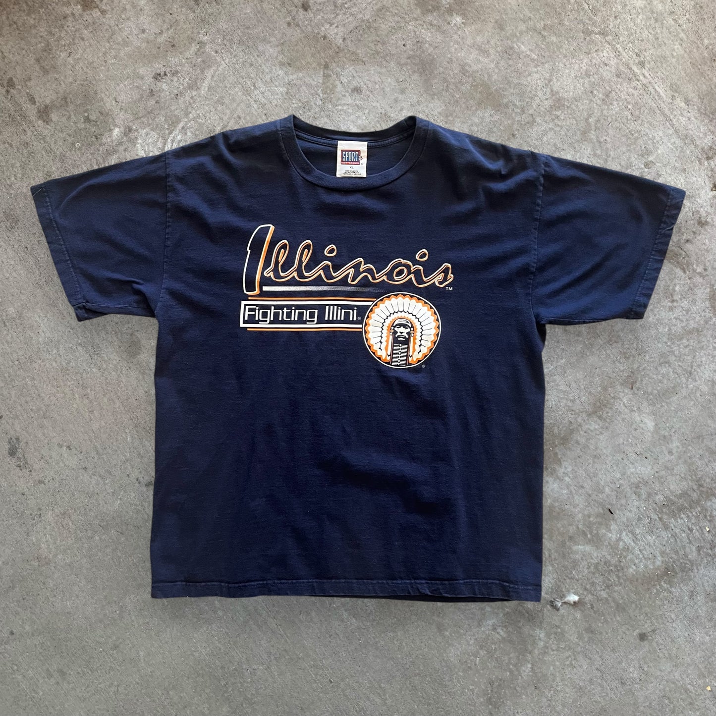 (XL) 90s University of Illinois Fighting Illini T-shirt