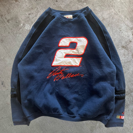 (L) 90s Rusty Wallace Nascar Crewneck