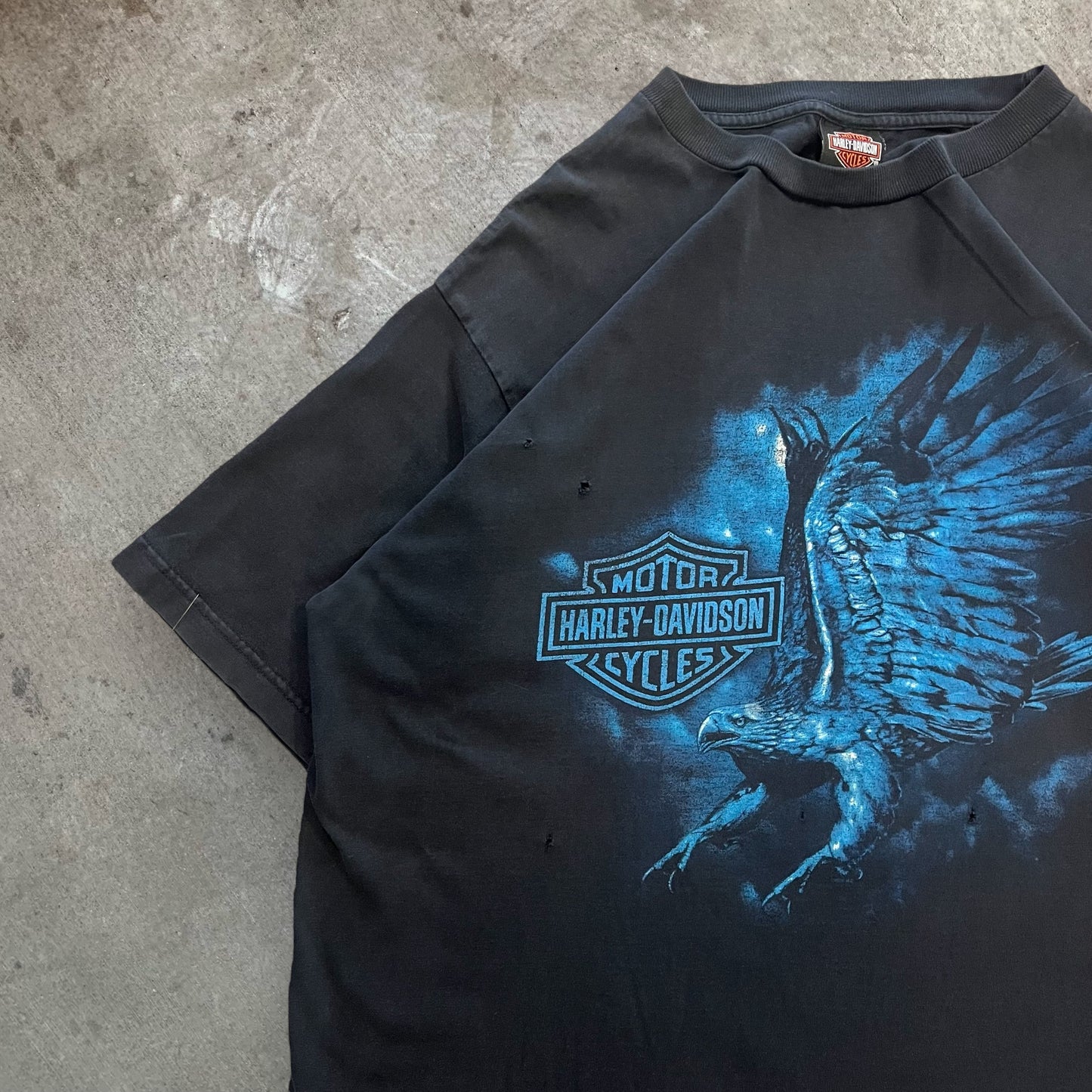 (XXL) Y2K Harley Davidson Eagle Tshirt