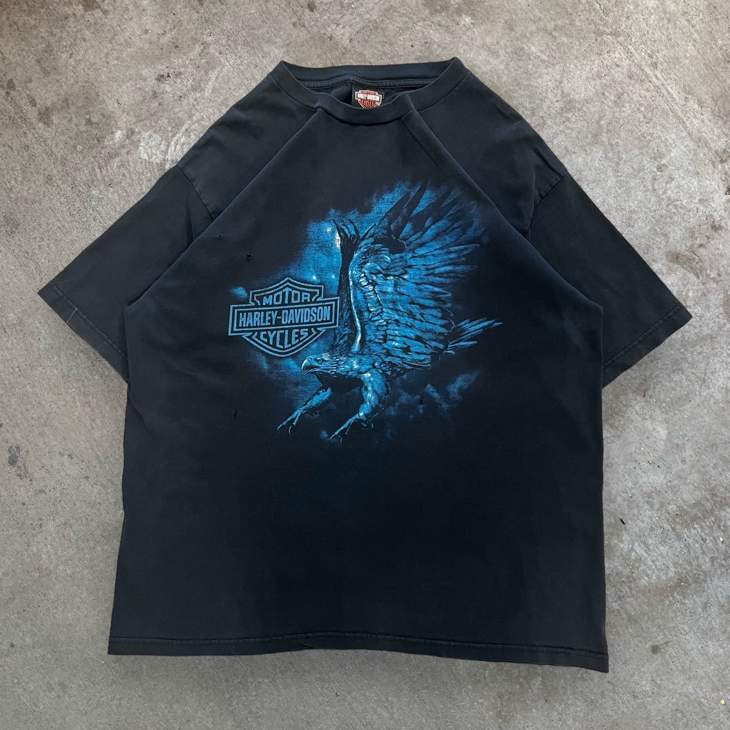 (XXL) Y2K Harley Davidson Eagle Tshirt