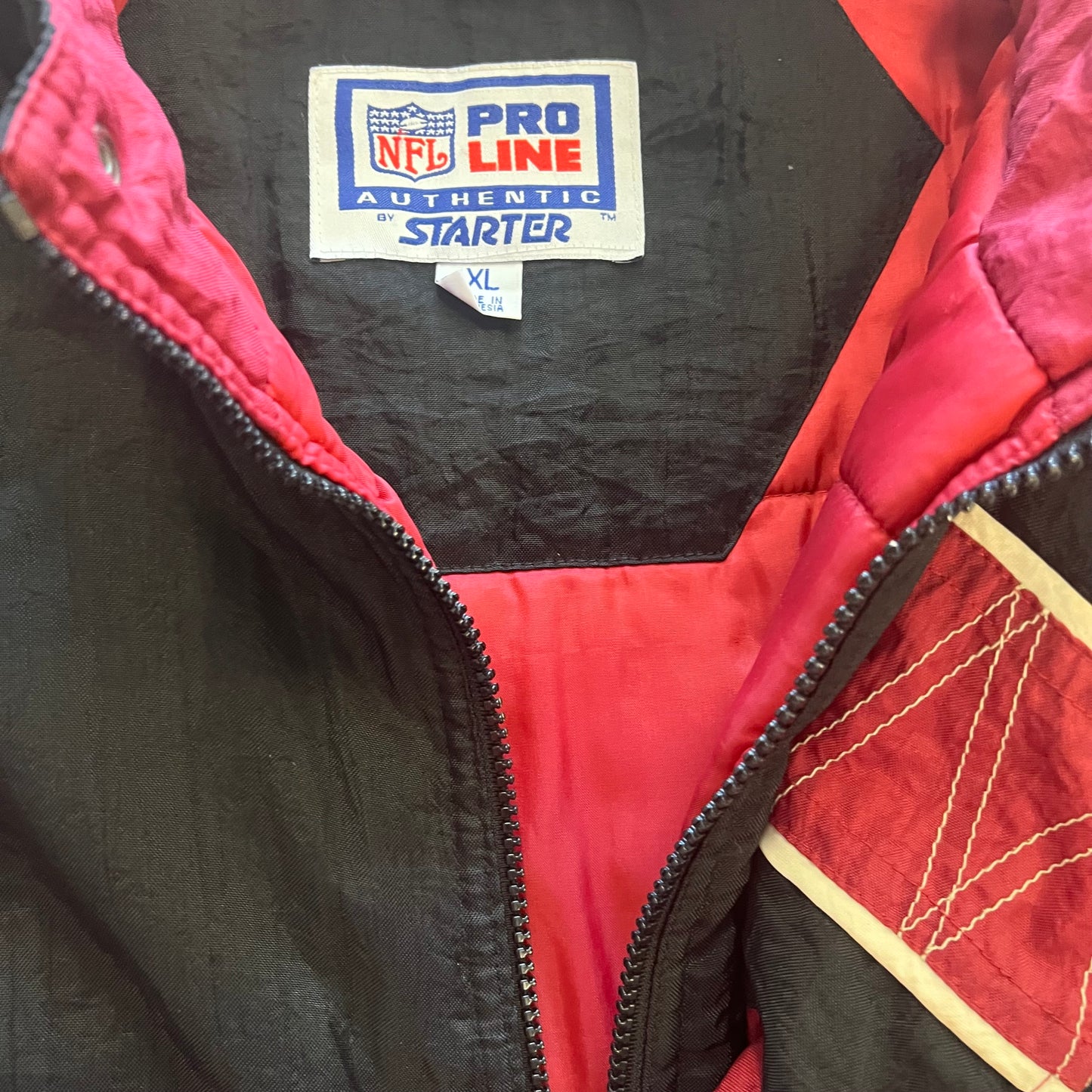 (XL) 90s San Francisco 49ers Starter Puffer Jacket