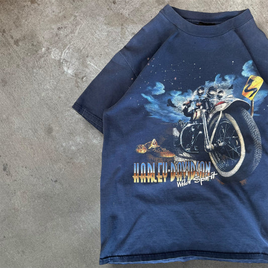 (M) 1998 Harley Davidson ‘Wild Spirit’ Tshirt
