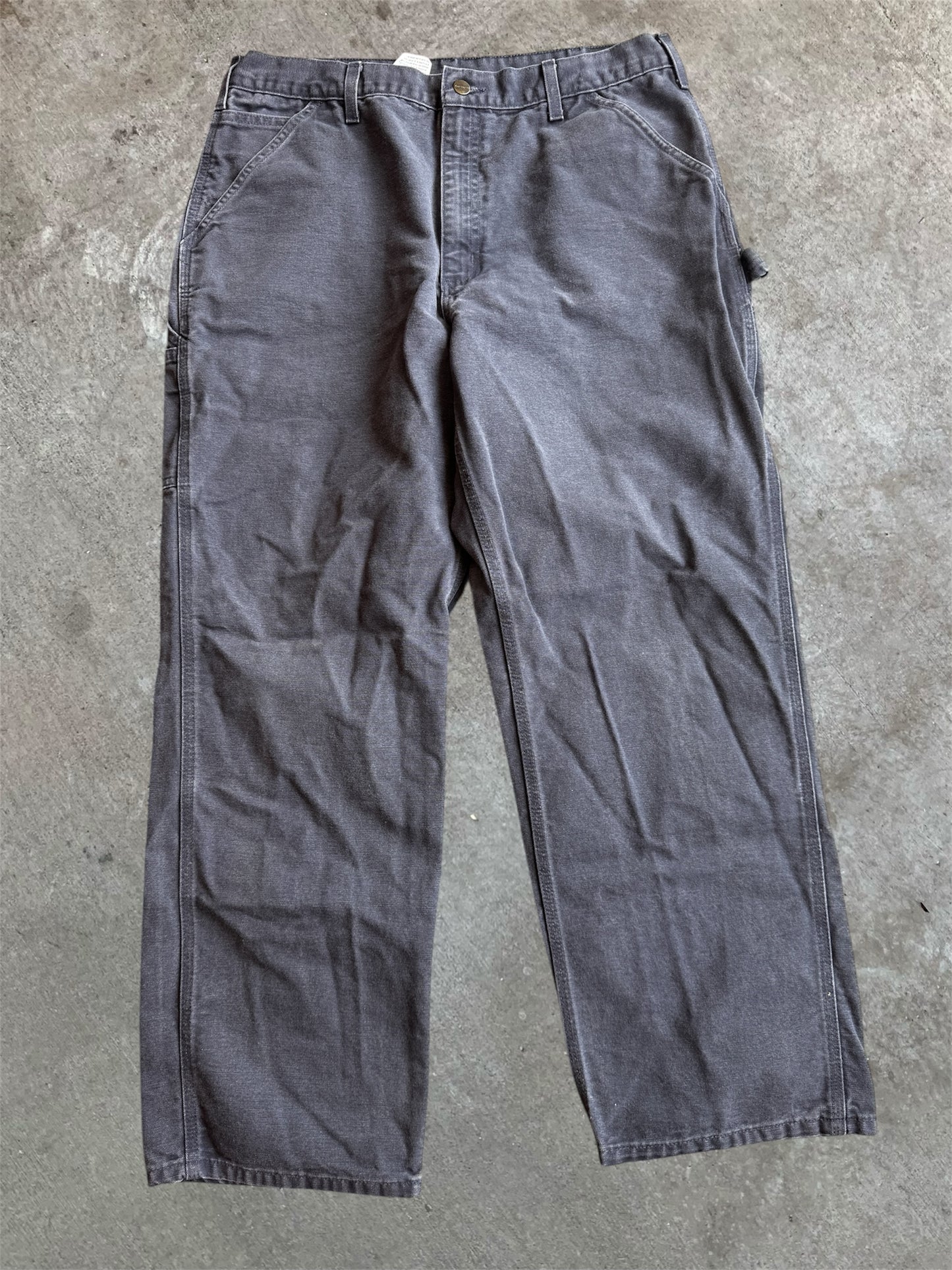 (36x32) Navy Carhartt Carpenter Pants
