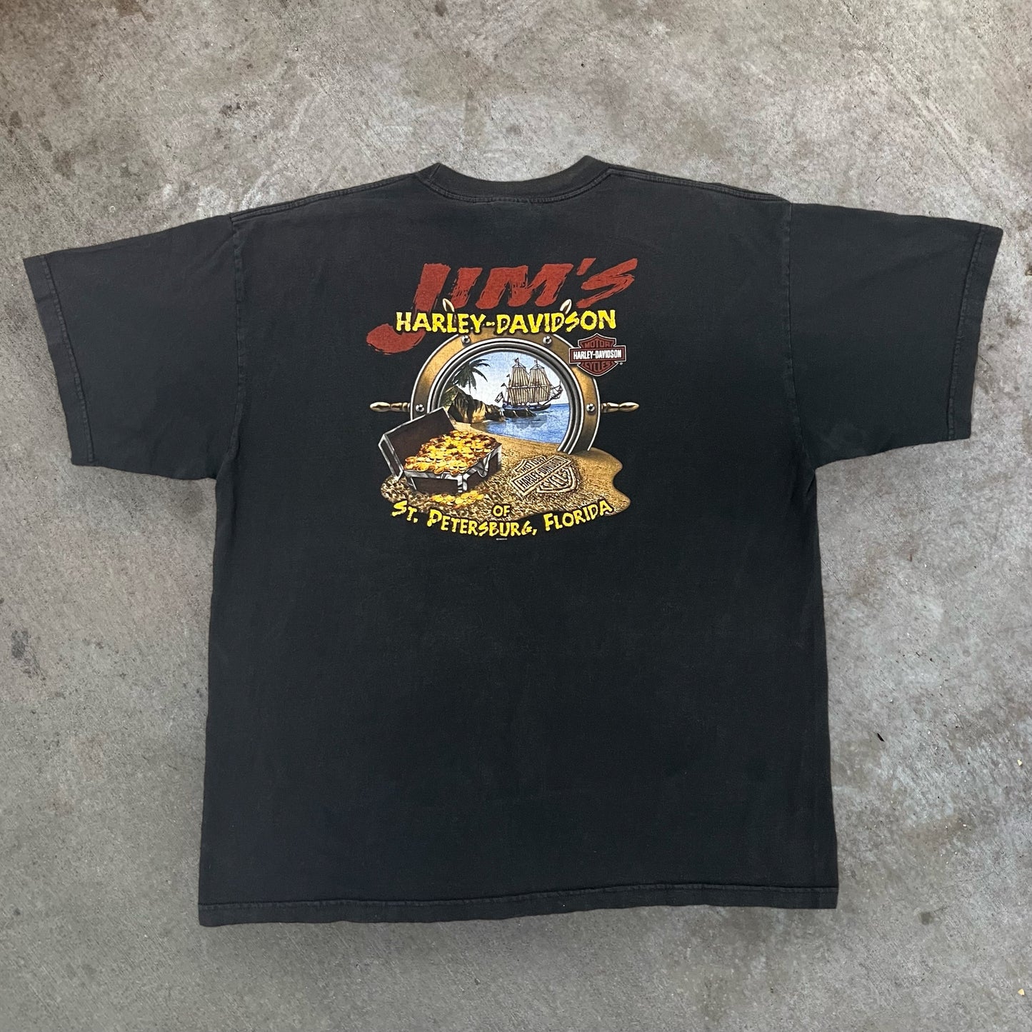 (XXL) Y2K Harley Davidson Logo Tshirt