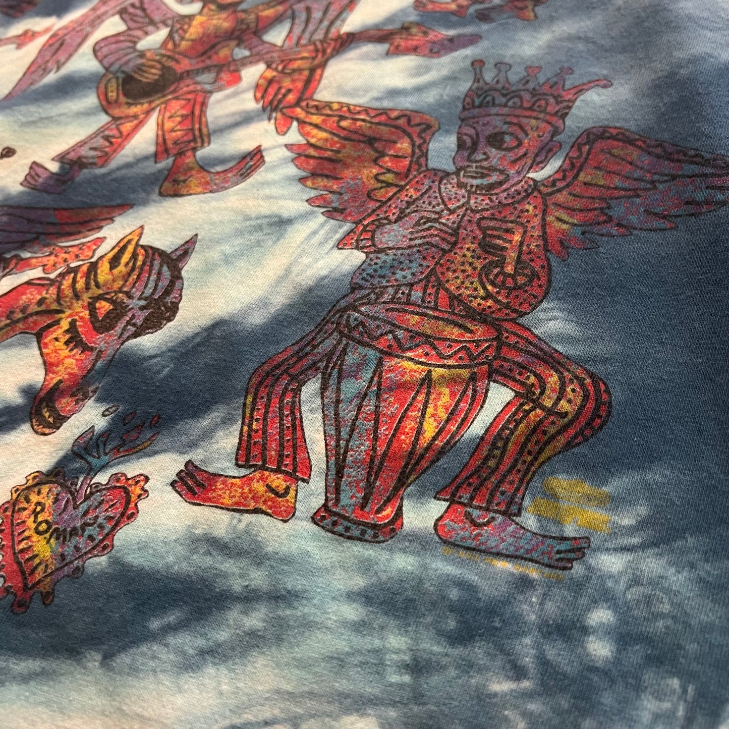 (L) 90s Carlos Santana Winterland Express Tshirt