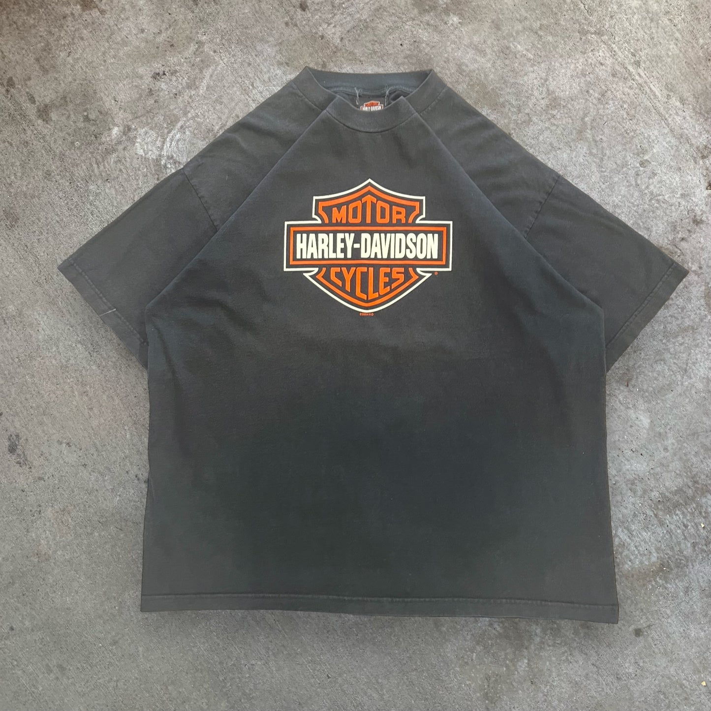 (XXL) Y2K Harley Davidson Logo Tshirt