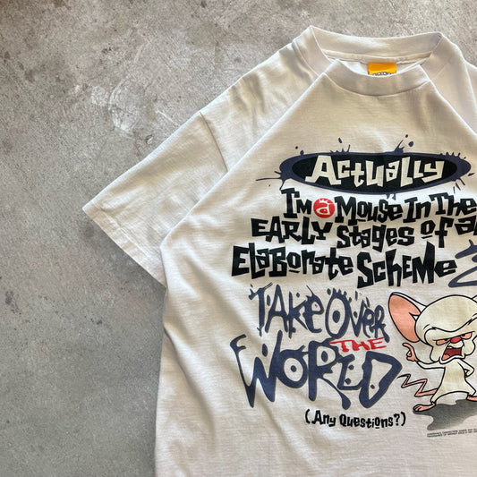 (XL) 1994 Animaniacs Pinky and The Brain Tshirt