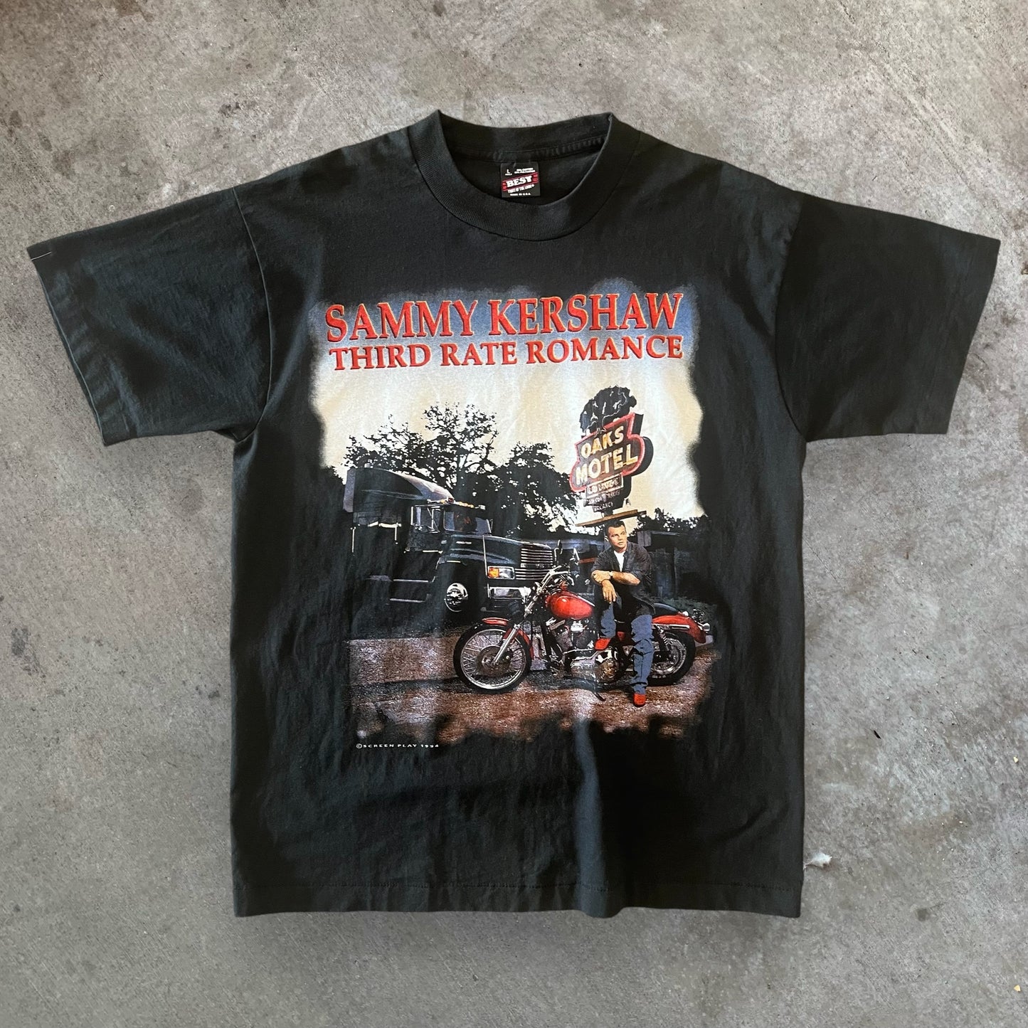 (L) 90s Sammy Kershaw ‘Third Rate Romace’ Tshirt