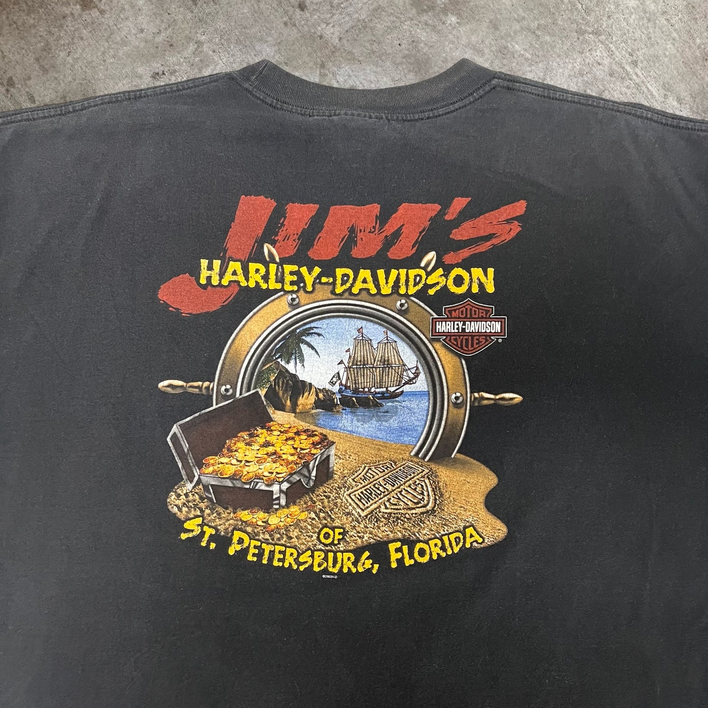 (XXL) Y2K Harley Davidson Logo Tshirt