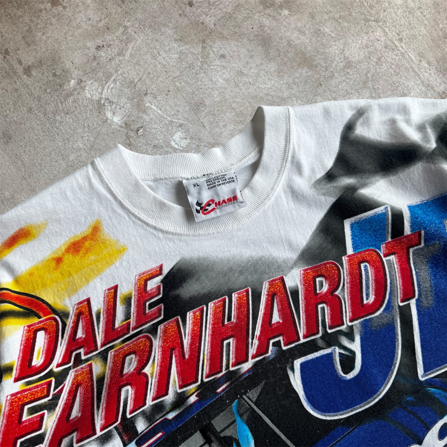 (XL) 90s Dale Earnhardt Jr Delco Racing AOP Shirt