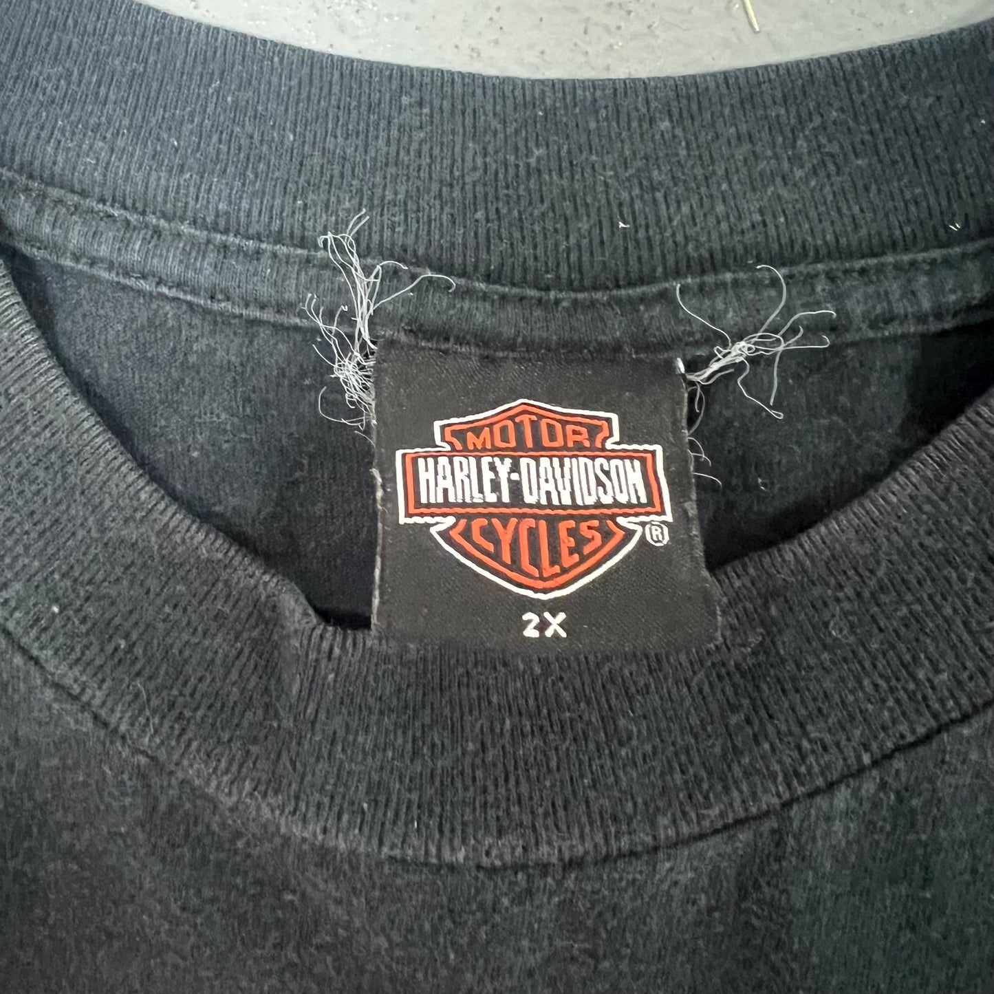 (XXL) Y2K Harley Davidson Logo Tshirt