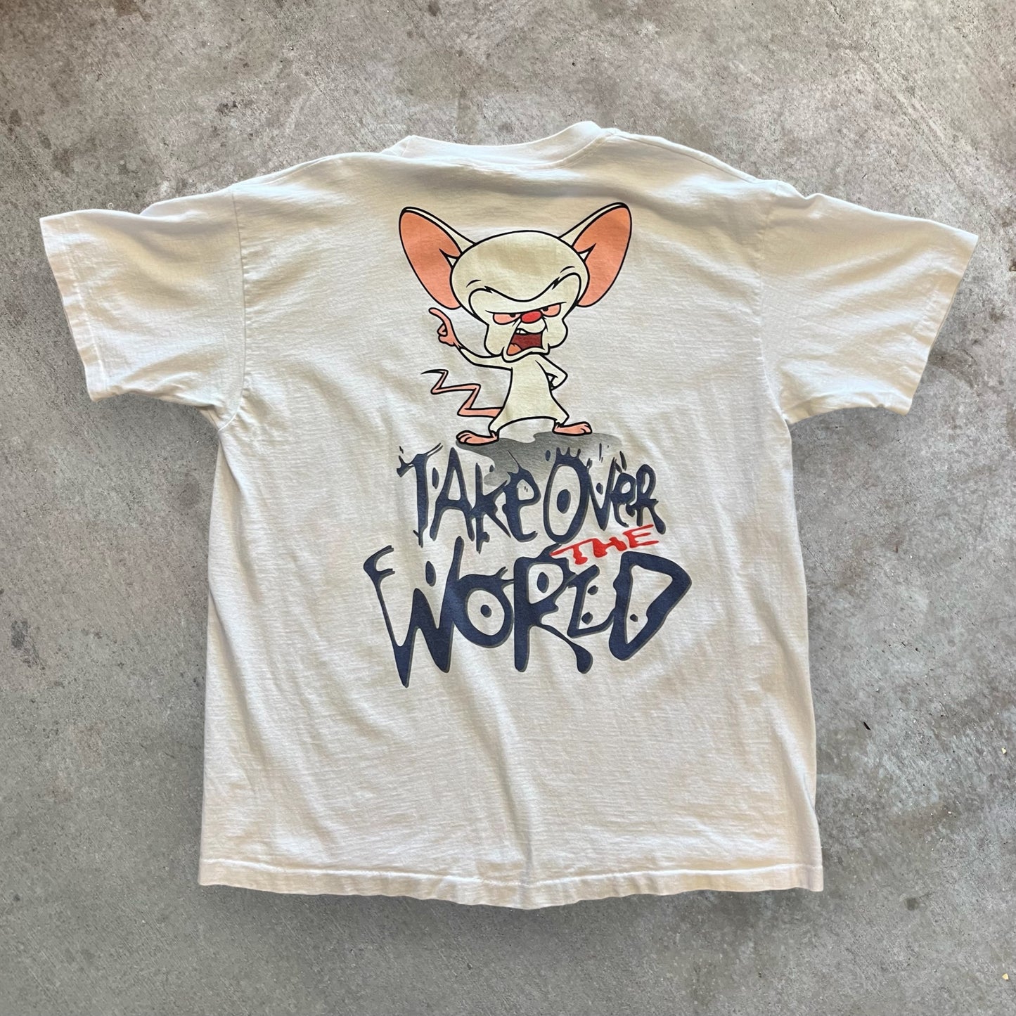 (XL) 1994 Animaniacs Pinky and The Brain Tshirt