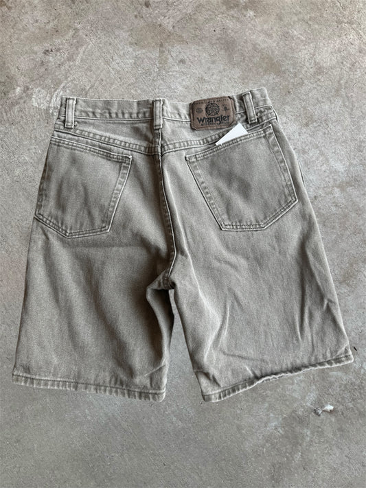 (30) Y2K Wrangler Jean Shorts Light Green