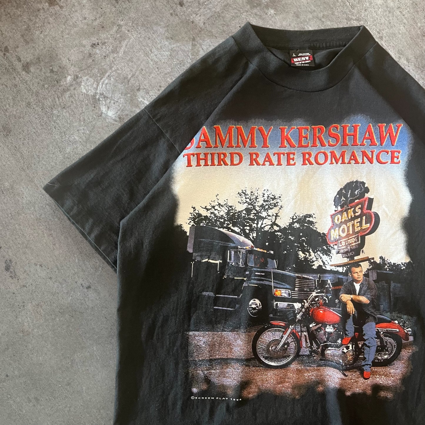 (L) 90s Sammy Kershaw ‘Third Rate Romace’ Tshirt