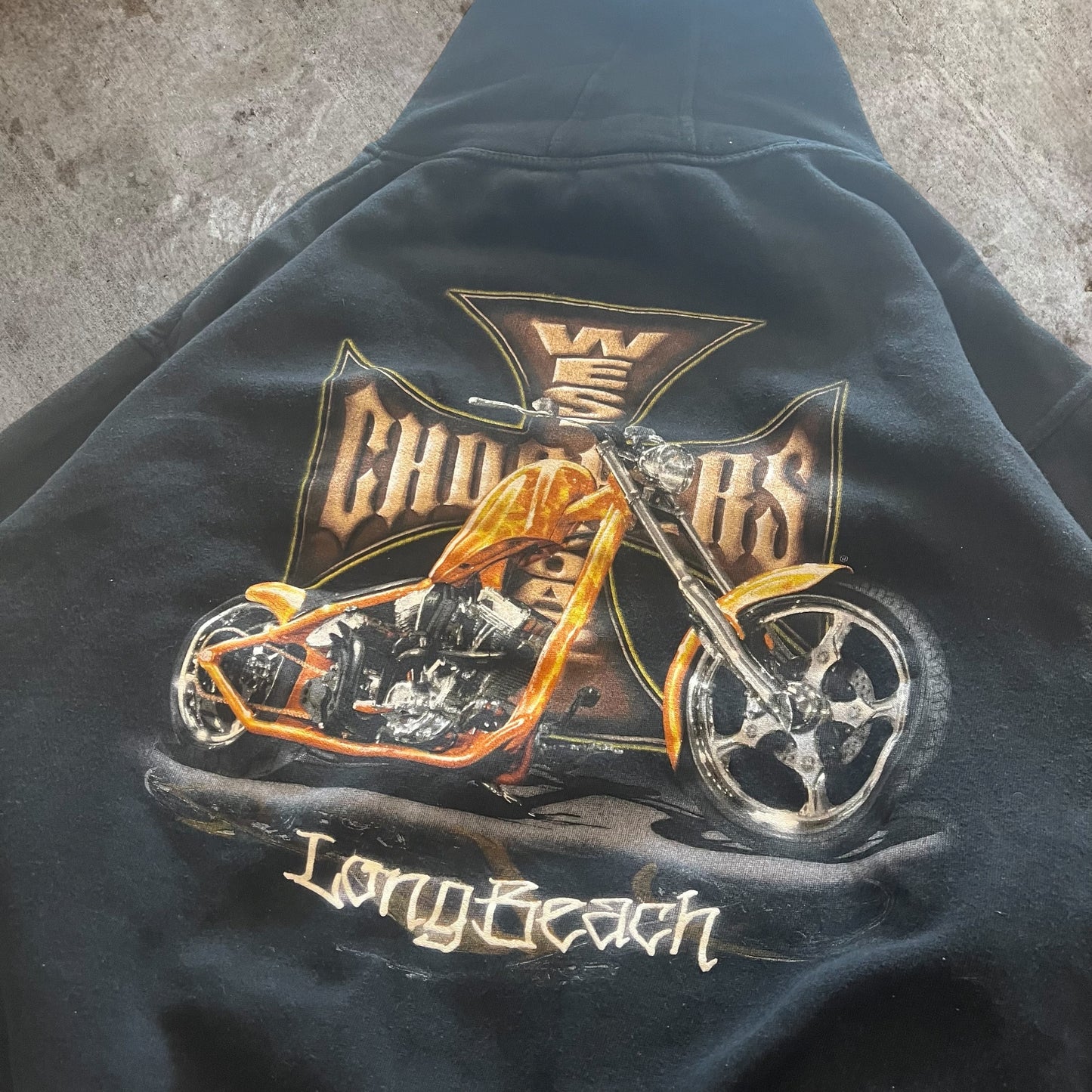 (XL) 90s West Coast Choppers Biker Sweatshirt