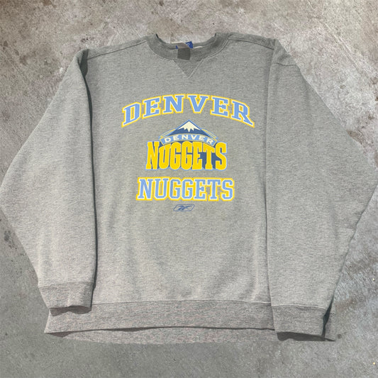 (XXL) Y2K Denver Nuggets Reebok NBA Crewneck