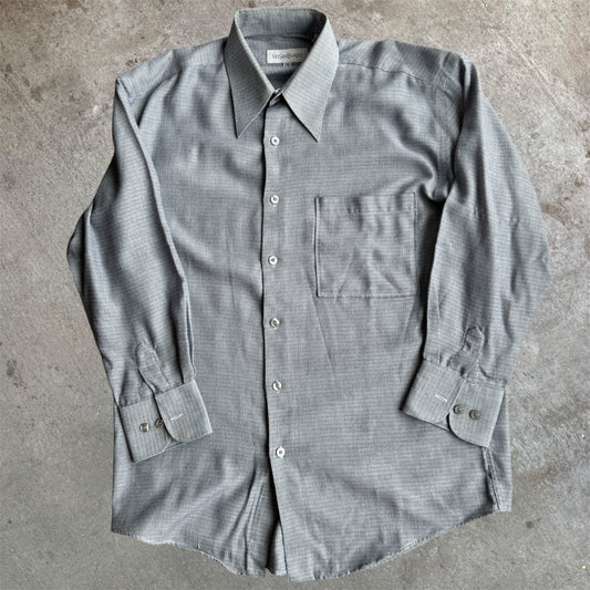(S) 90s Yves Saint Laurent Button Up Longsleeve Shirt