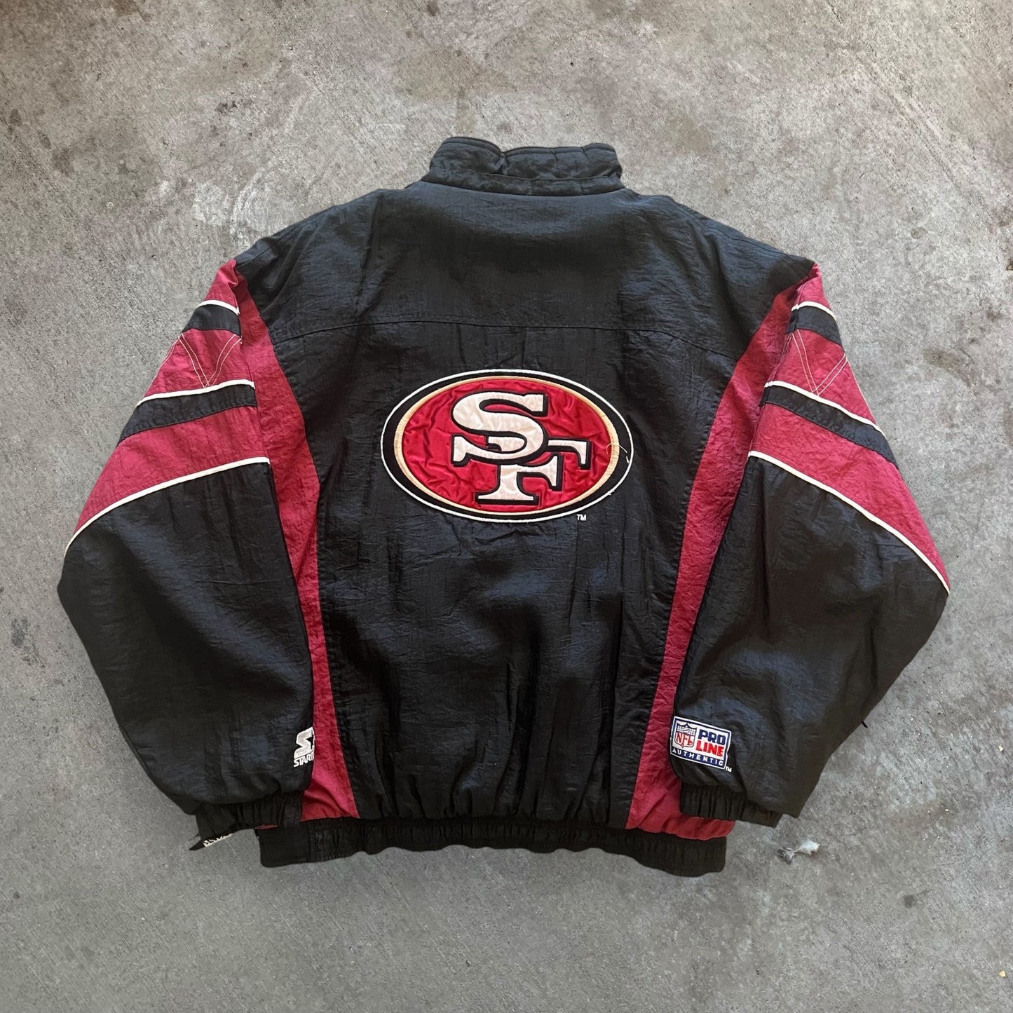 (XL) 90s San Francisco 49ers Starter Puffer Jacket