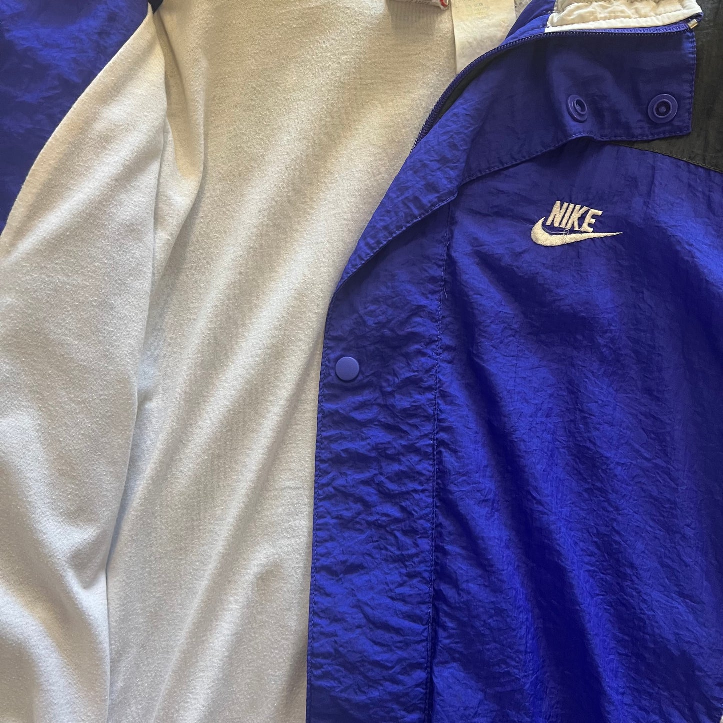 (XL) 90s Fleece Lined Lightweight Nike Jacket