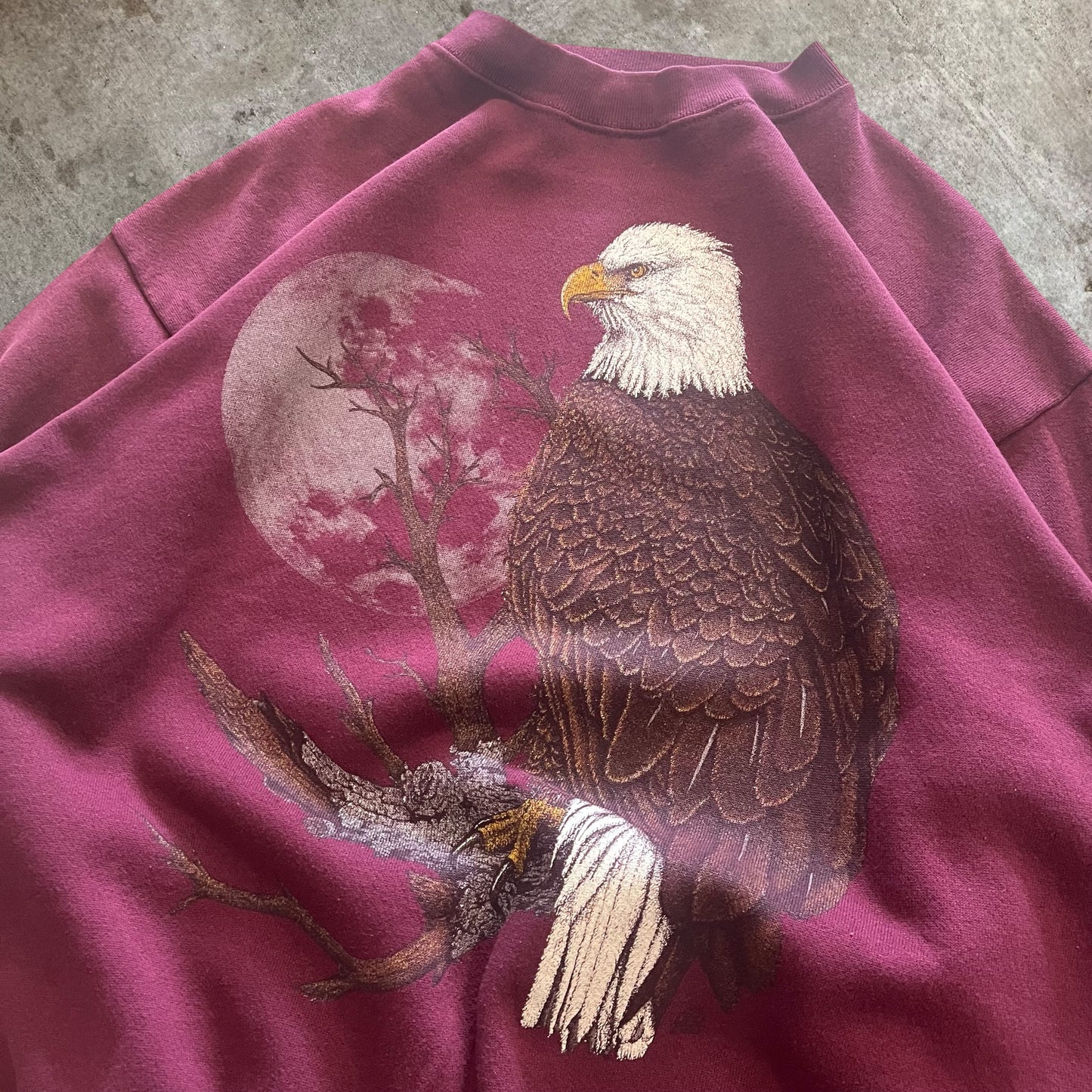 (XL) 90s Bald Eagle Crewneck