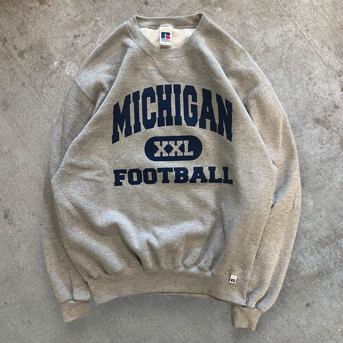 (L) 90s Michigan Football Crewneck