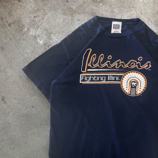 (XL) 90s University of Illinois Fighting Illini T-shirt