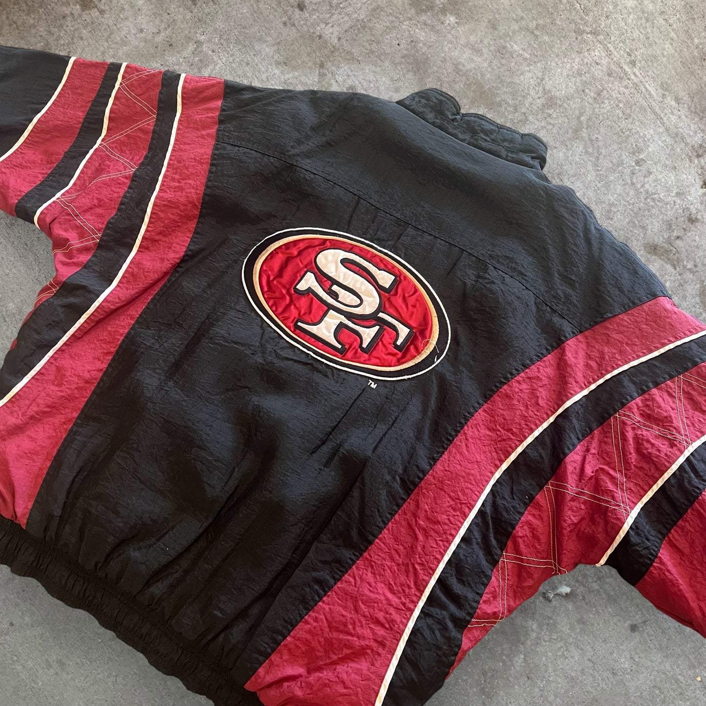 (XL) 90s San Francisco 49ers Starter Puffer Jacket